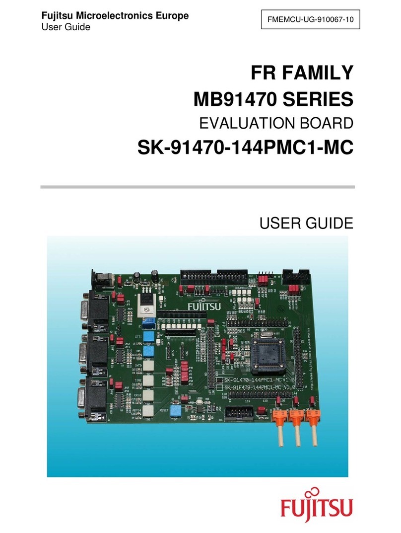 Fujitsu MB91470 SERIES User manual