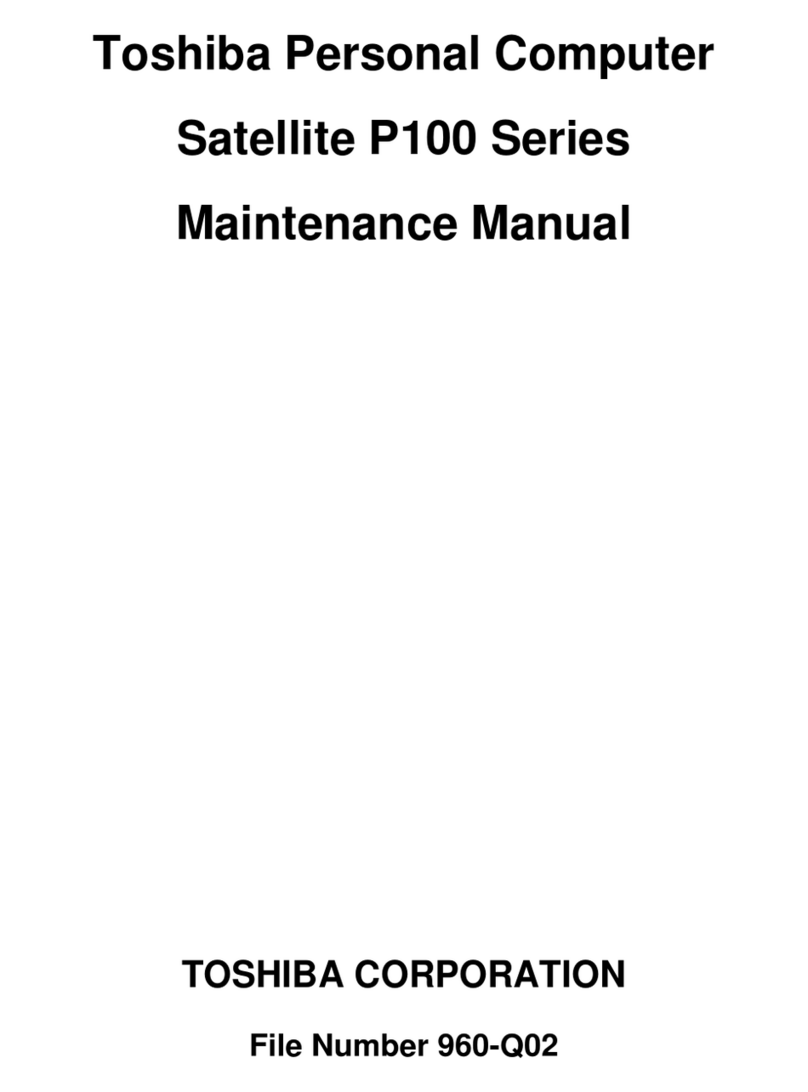 Toshiba Satellite P100 Series User manual