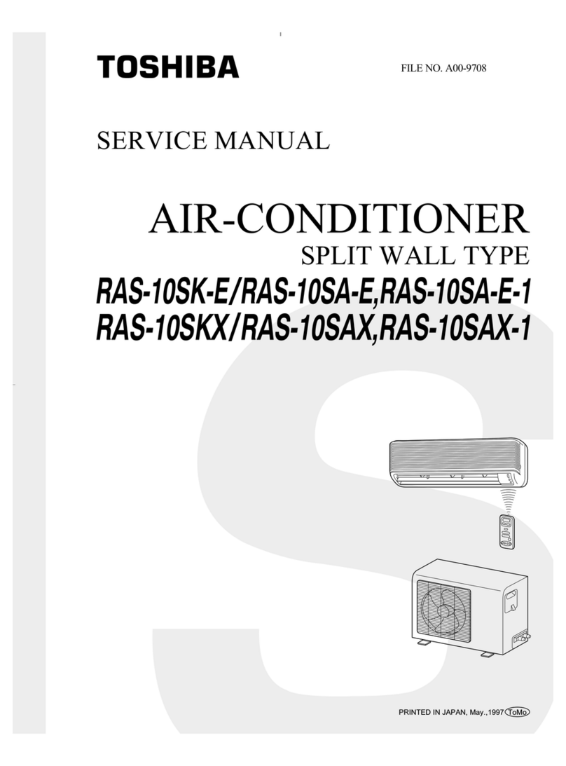 Toshiba RAS-10SA-E-1 User manual