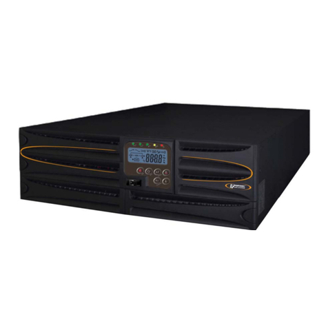 INFOSEC UPS SYSTEM E6 LCD-RT User manual