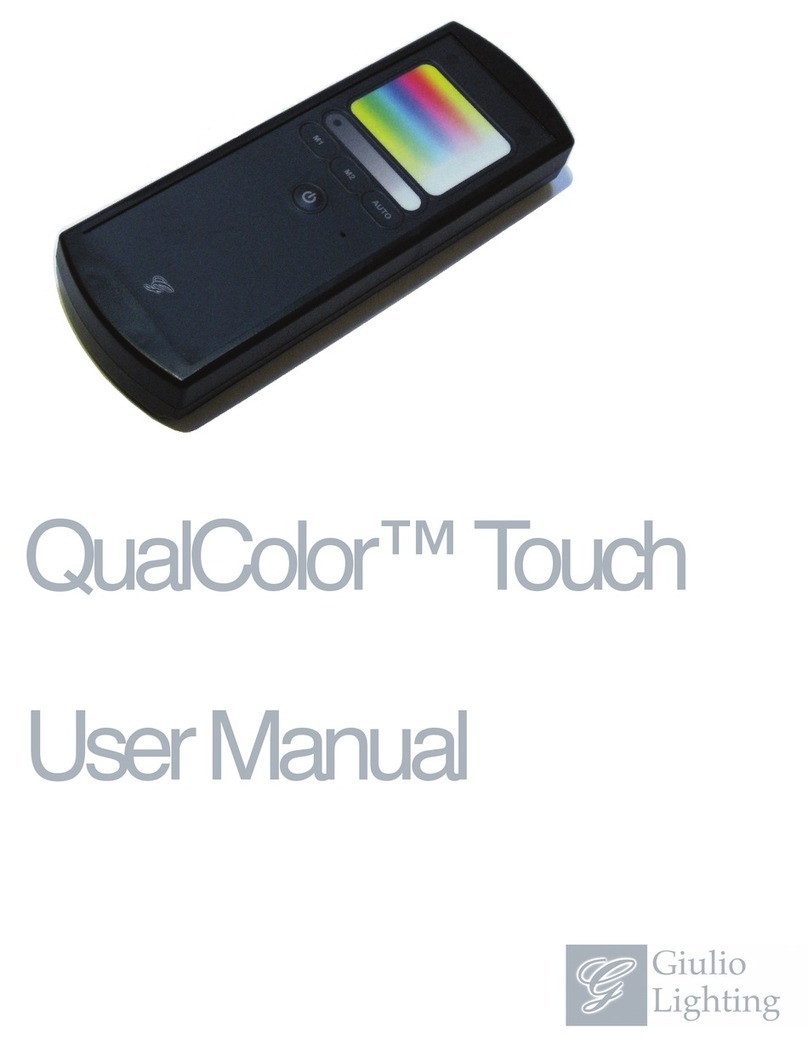 giulio lighting RC-001 QualColor Touch user manual
