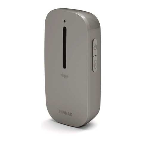 Phonak Roger Clip-On Mic User manual Phonak Roger Clip-On Mic User manual