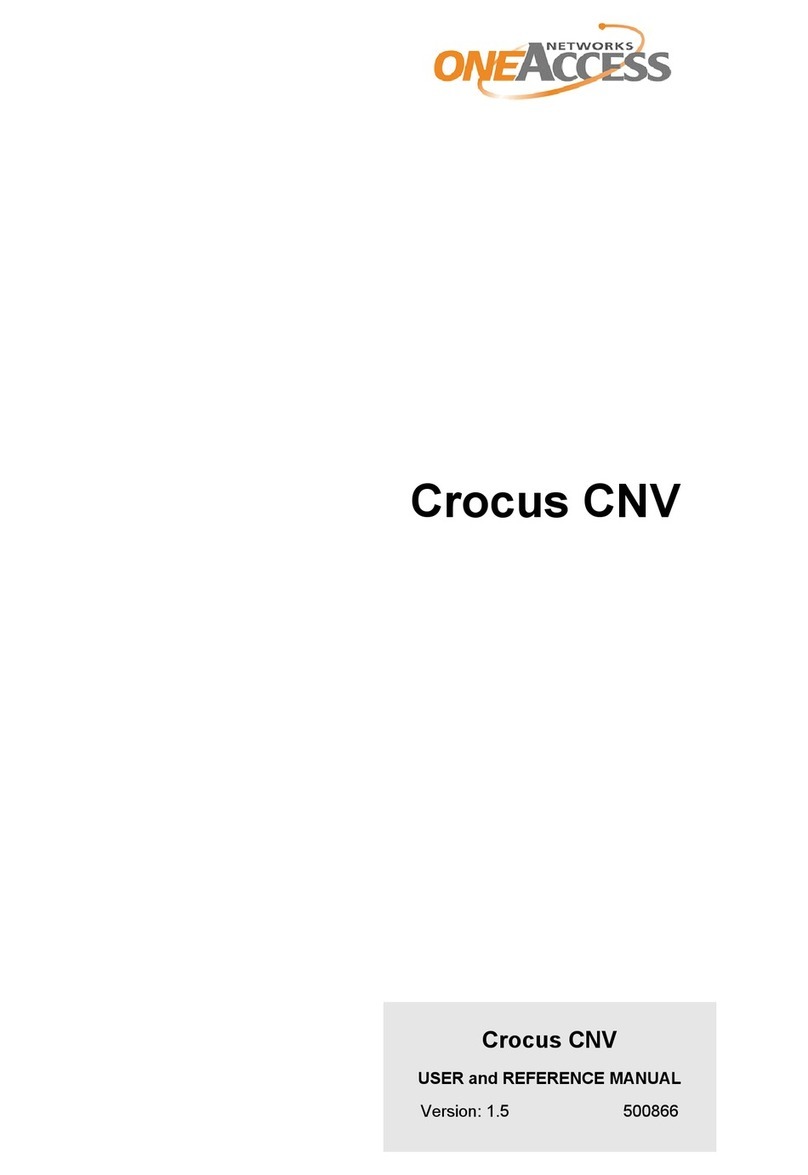 OneAccess Crocus CNV User and reference manual