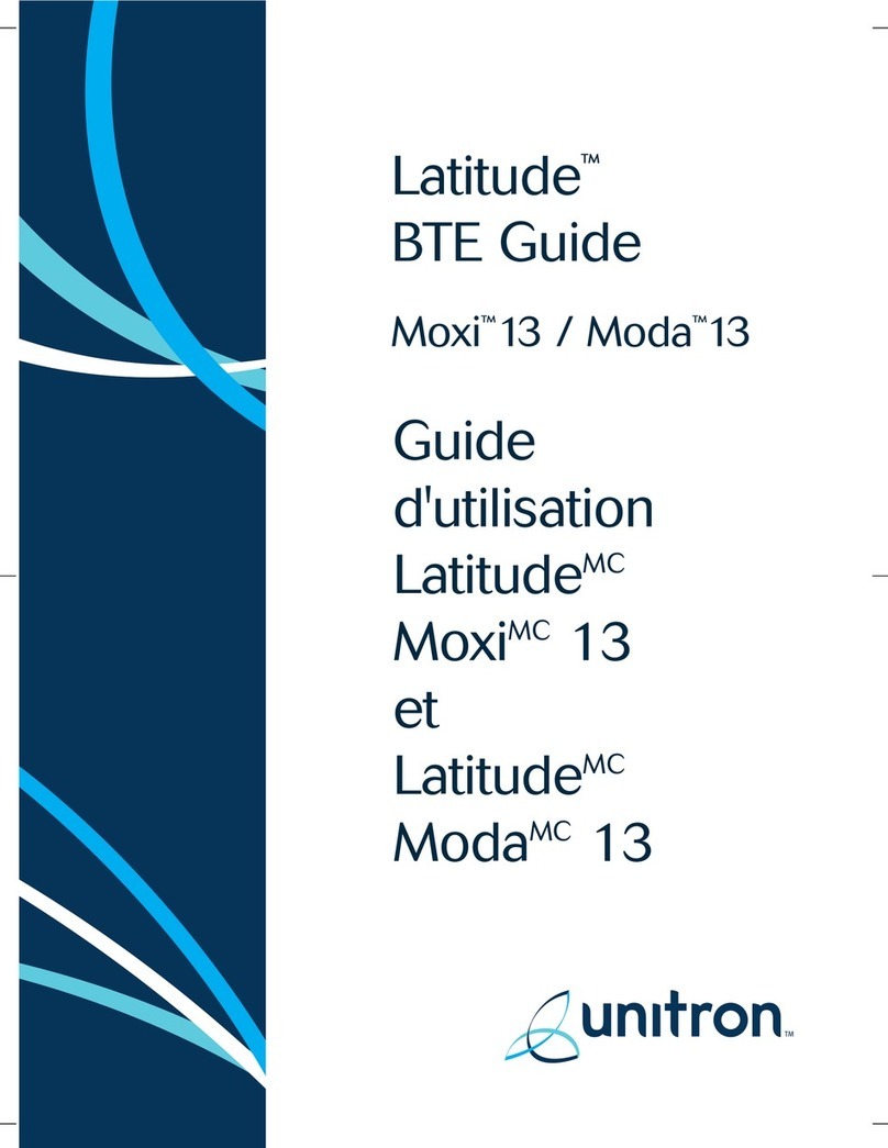 Unitron Latitude Moda 13 User manual