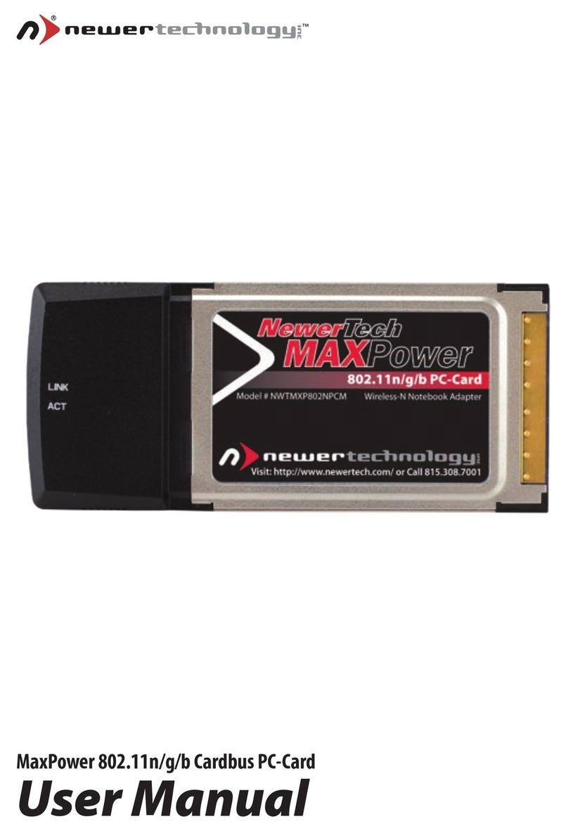 Newer Technology MaxPower 802.11n/g/b user manual