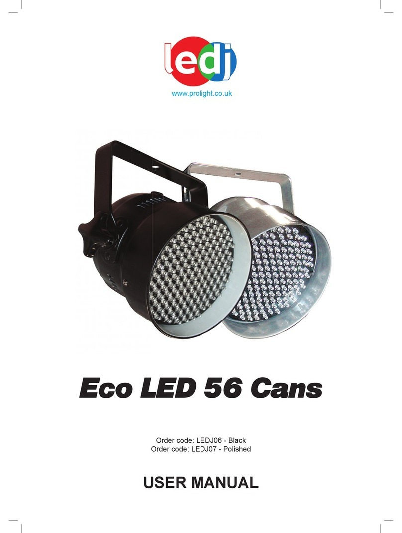 Ledj EcoLED 56 Cans user manual