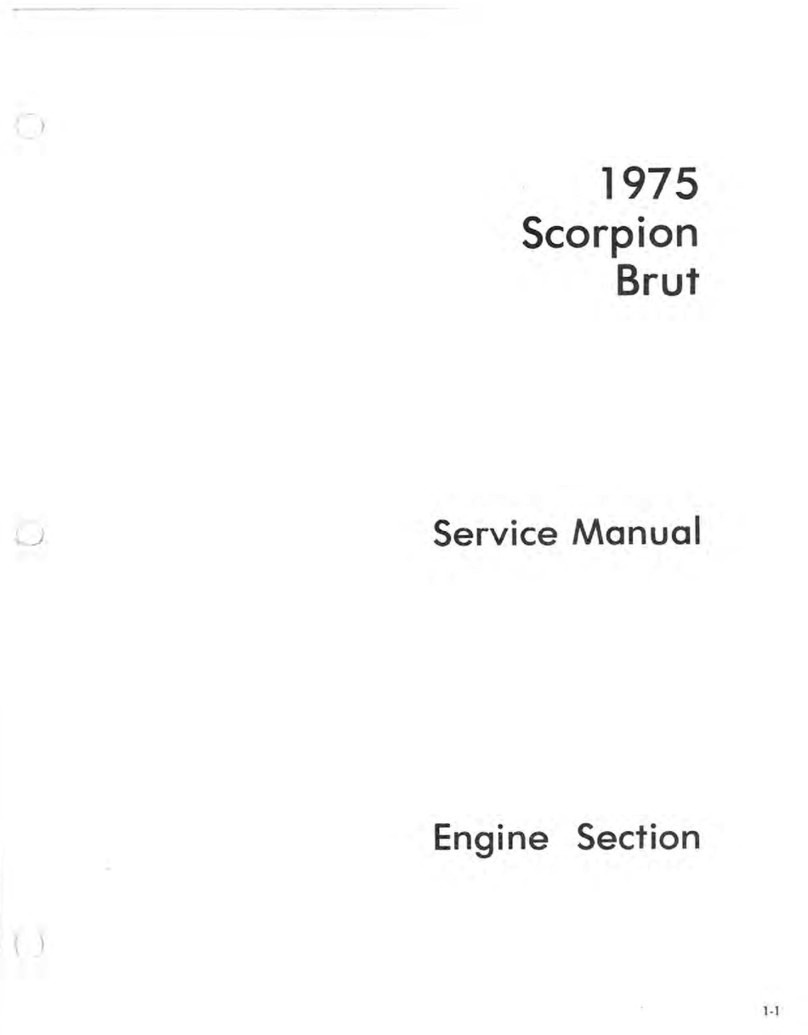 SCORPION 1975 Brut Service manual