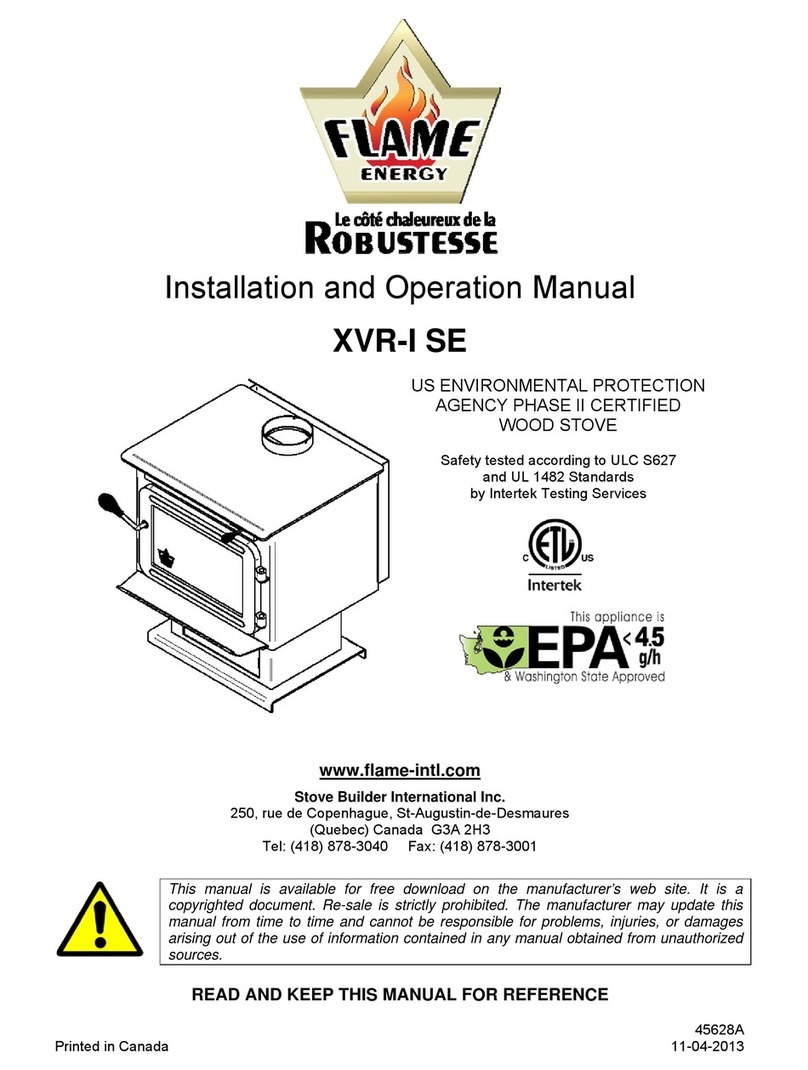Flame Energy XVR-I SE Installation and operation manual