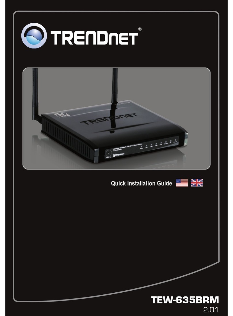 TRENDnet TEW-635BRM - Wireless Router Quick installation guide