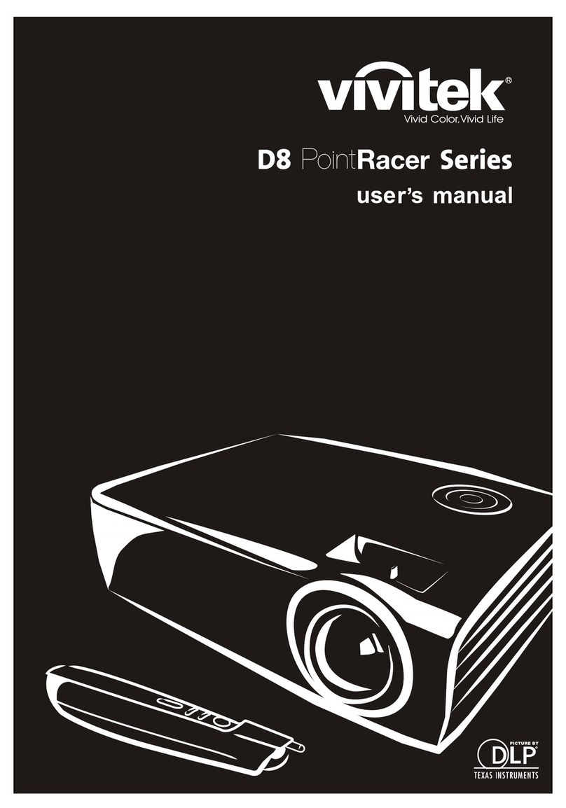 Vivitek D8 PointRacer Series user manual