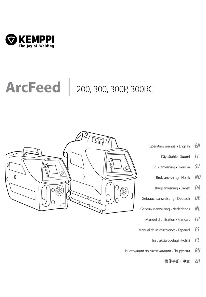 Kemppi ArcFeed 200 User manual