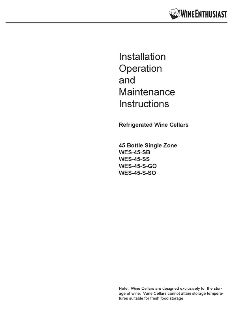 WineEnthusiast WES-45-SB Assembly instructions