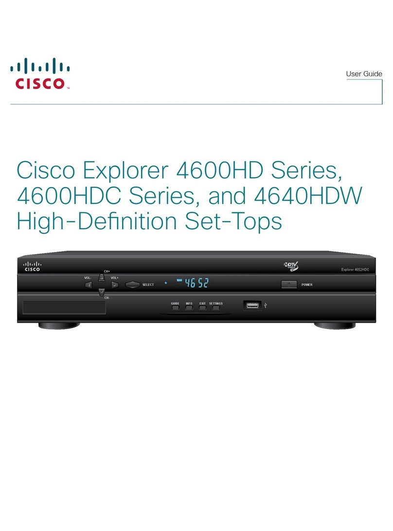Cisco Explorer 4600HD Series User manual