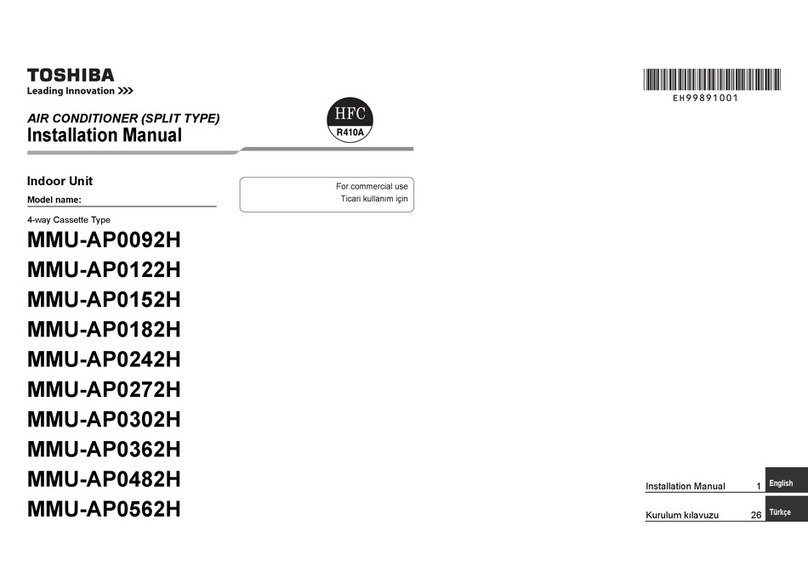 Toshiba MMU-AP0092H User manual