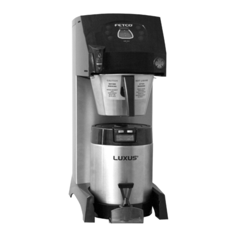 Fetco Extractor CBS-2021eP User manual
