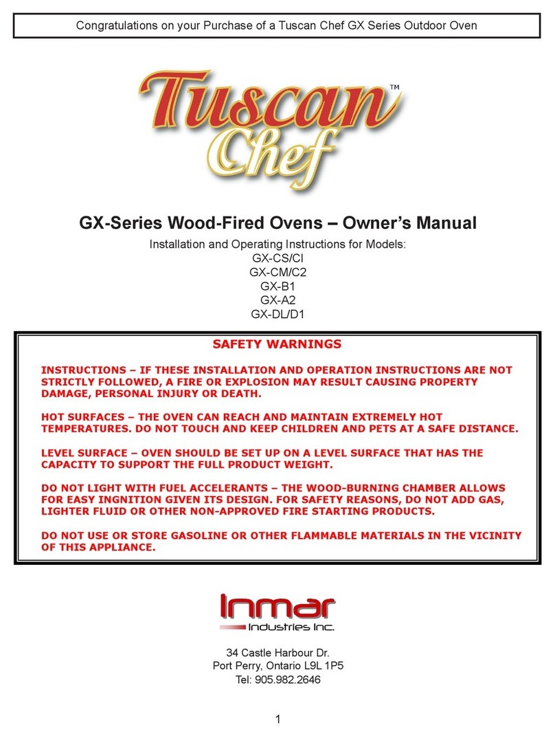 Tuscan Chef GX-CS User manual