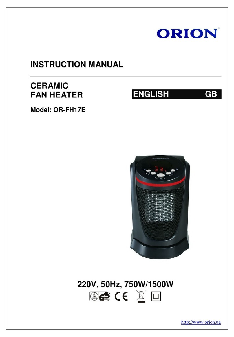 Orion OR-FH17E User manual Orion OR-FH17E User manual