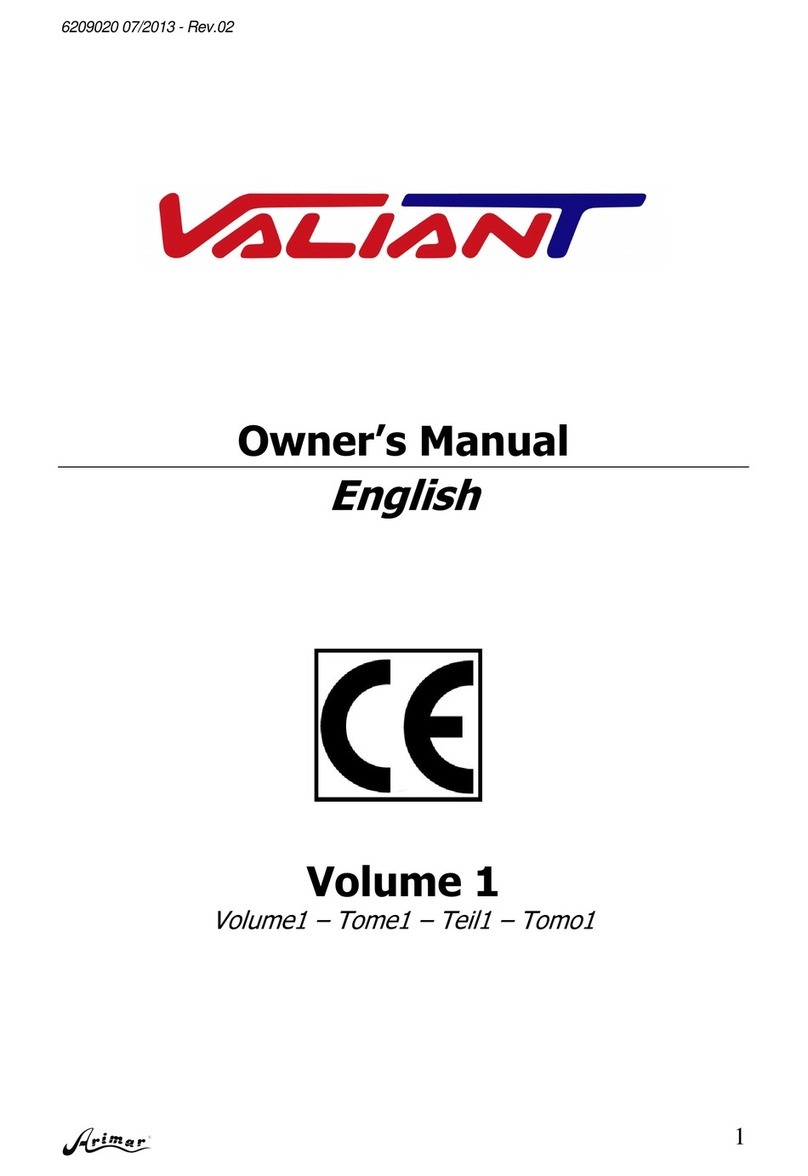 arimar Valiant owner's manual