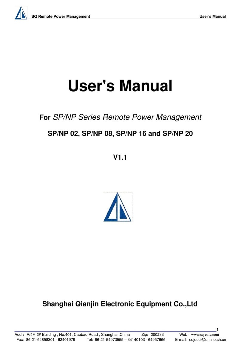 Qianjin  Electronic SP 02 user manual