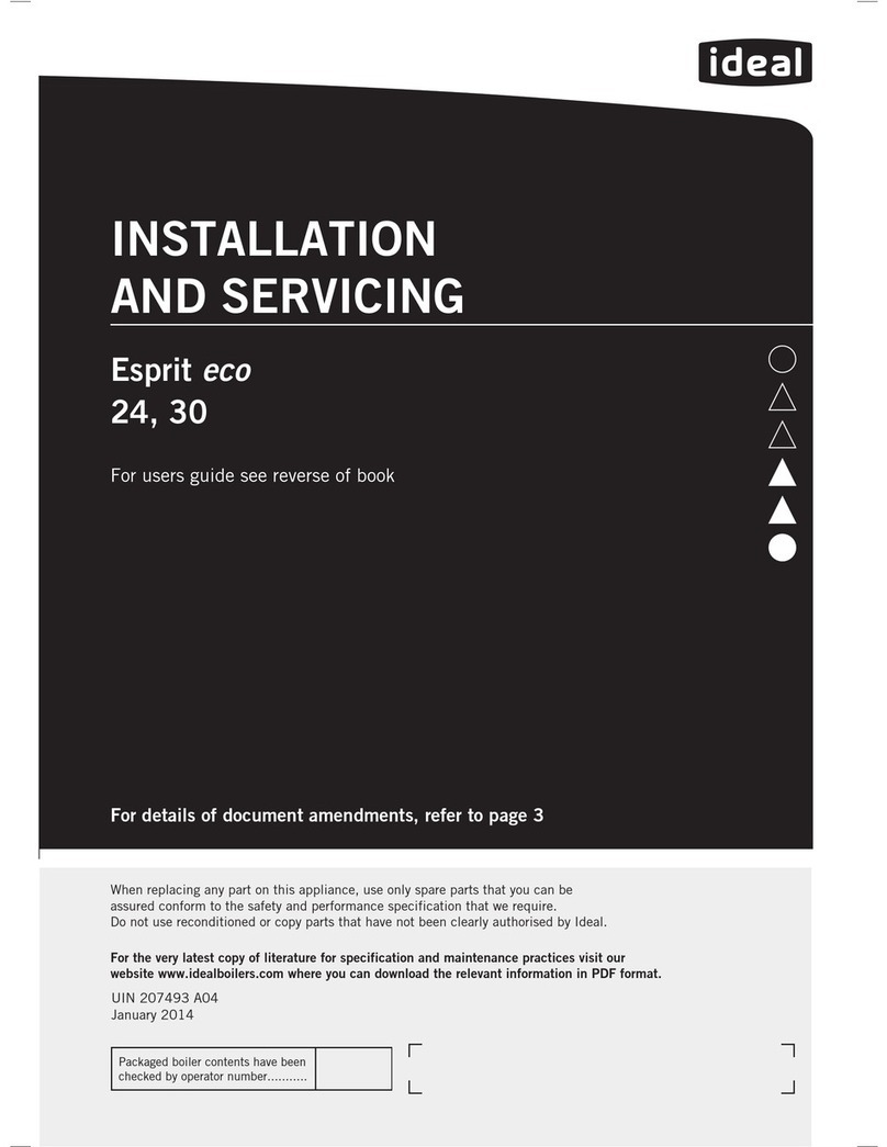 IDEAL Esprit eco 30 User guide