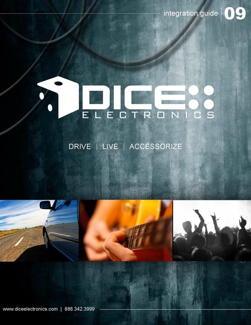 DICE Car Integration Kit for iPod Integration guide
