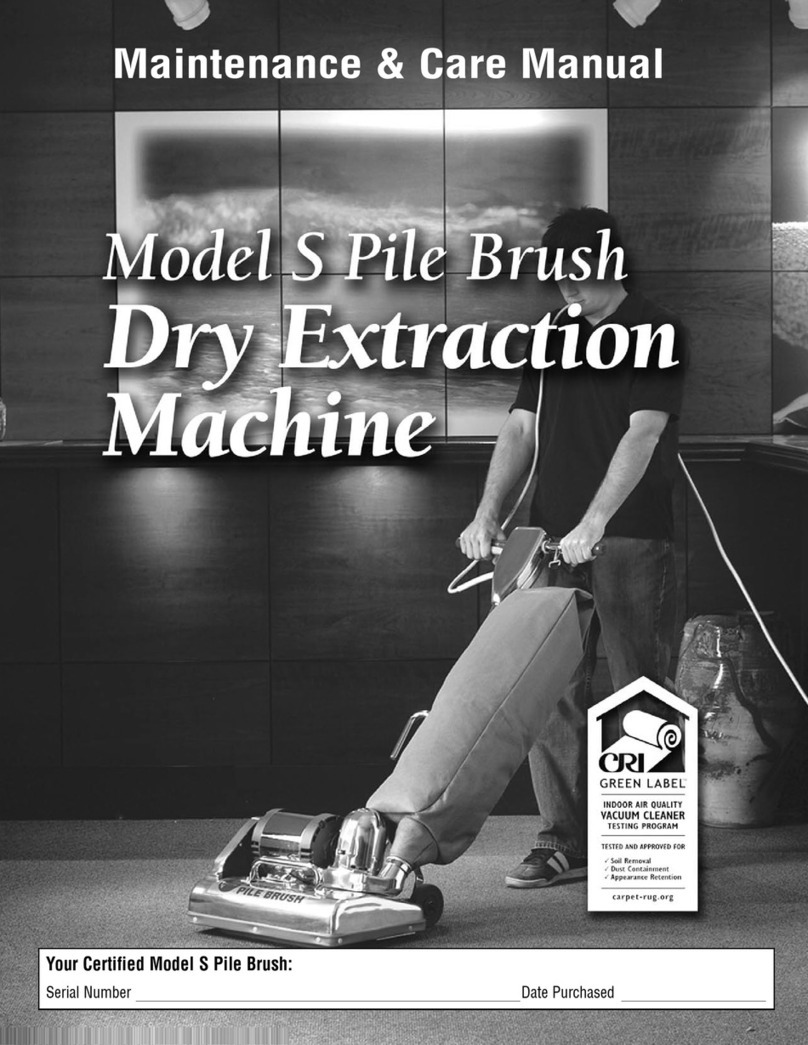Nilodor S Pile Brush Maintenance & care manual