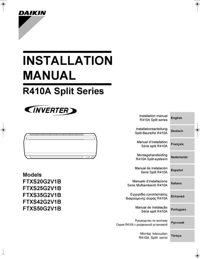 Daikin Super Multi NX FTXS20G2V1B User manual