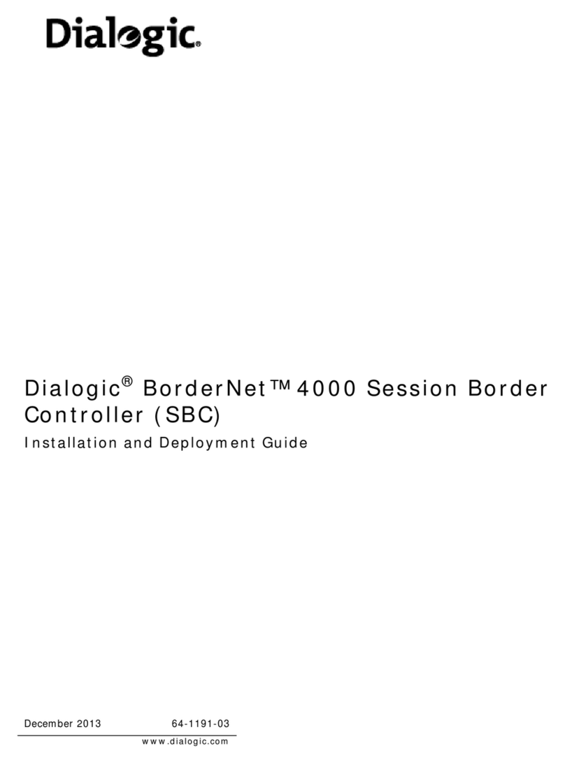 Dialogic 4000 Session installation guide