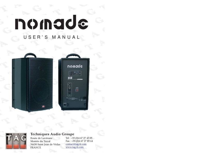 TAG Nomade user manual