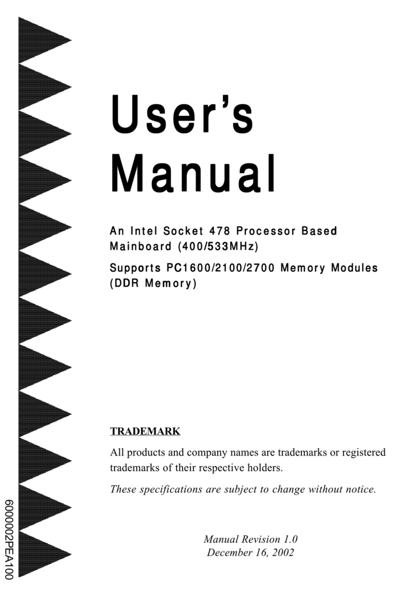 EPOX An Intel Socket 478 Processor Based Mainboard... User manual