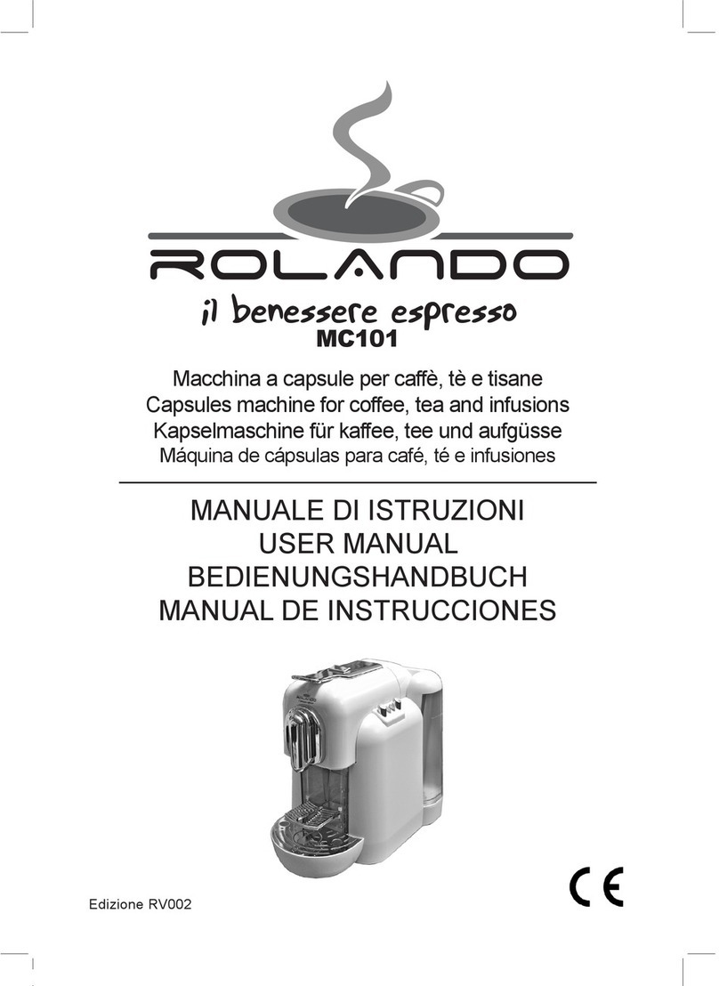 Rolando BENESSERE ESPRESSO MC101 user manual