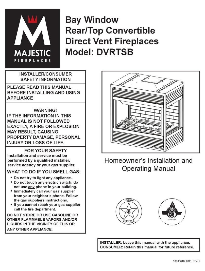 Majestic DVRTSB Homeowner's installation and operating manual