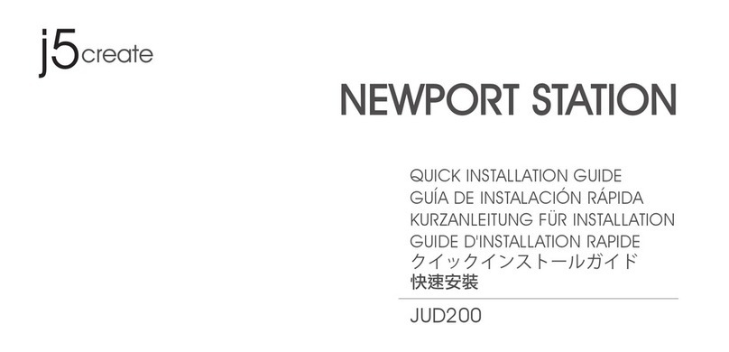 j5 create NEWPORT STATION Quick installation guide