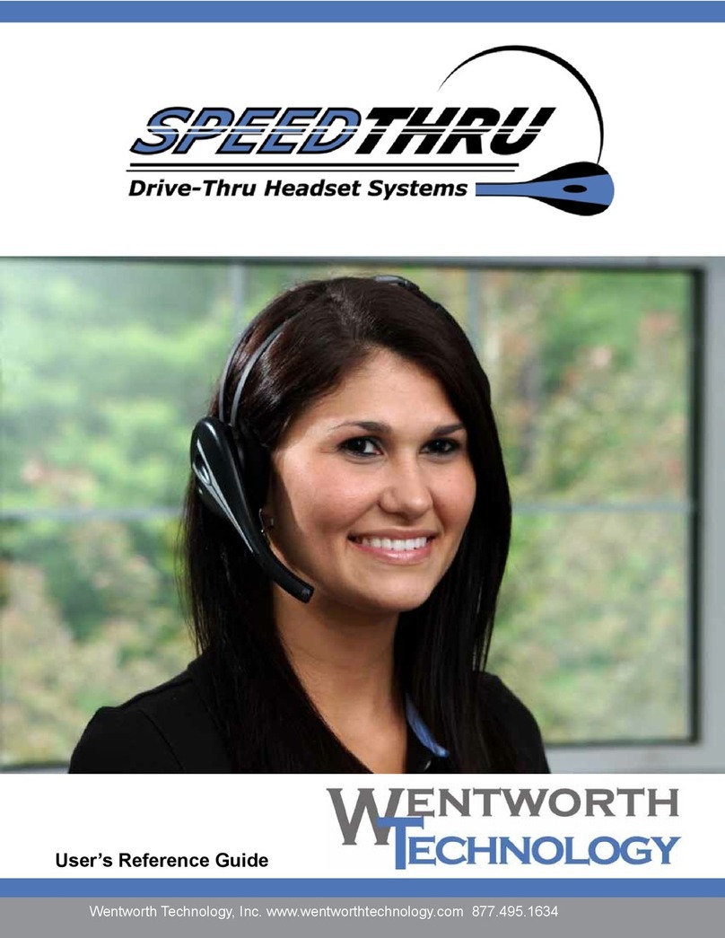 Wentworth Technology Drive-Thru Headest Systems Product information sheet