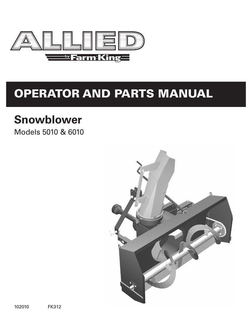 Allied 5010 Operator and parts manual