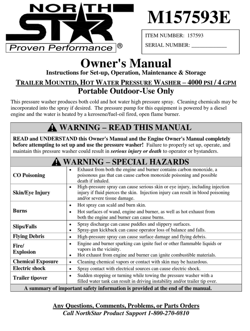 North Star M157593E User manual