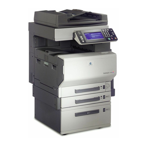 Konica Minolta BIZHUB C351 Installation and maintenance instructions