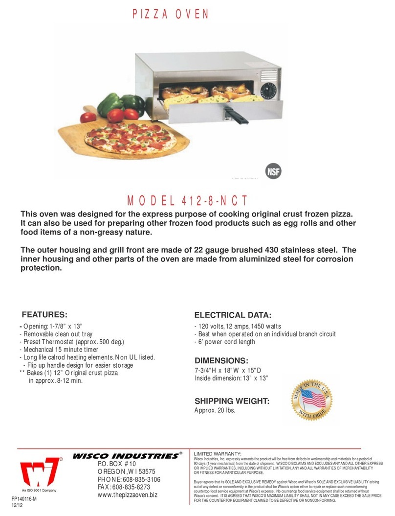 Wisco Industries 412-8-NCT User manual