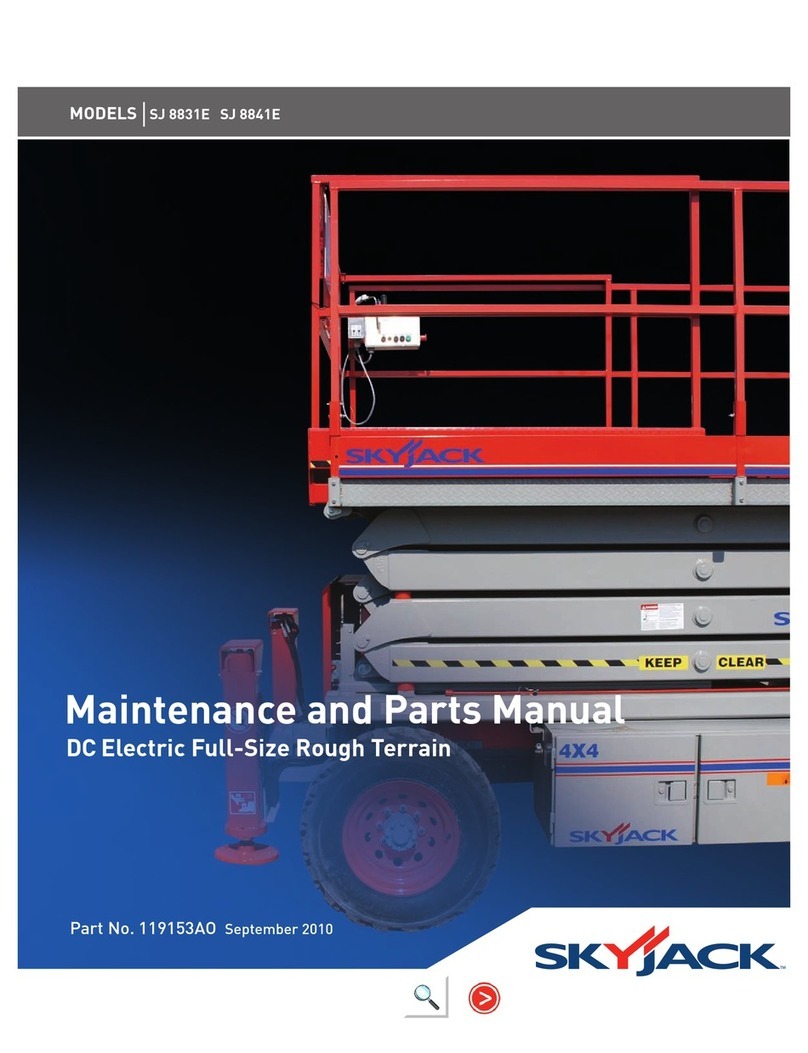 Skyjack SJ 8841E User manual
