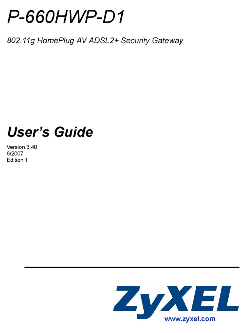 ZyXEL Communications P-660HWP-D1 User manual