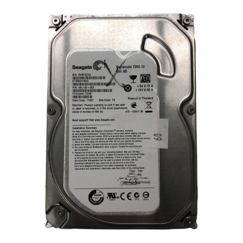 Seagate Barracuda 7200.12 user manual