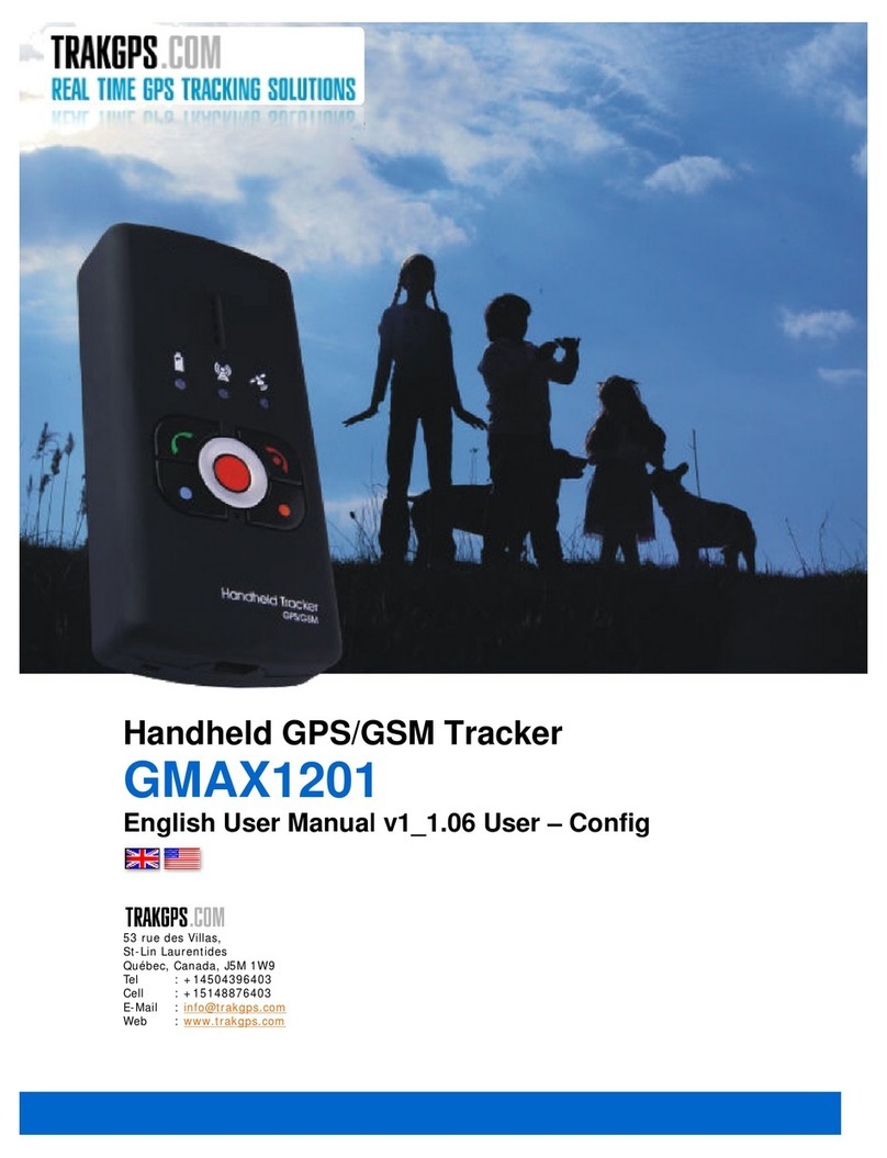 TrakGPS GMAX1201 user manual