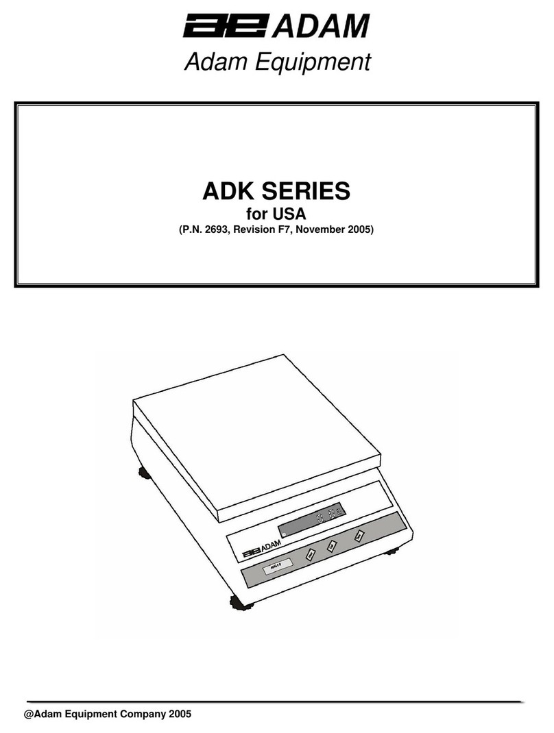 Adam Equipment ADK 10 User manual