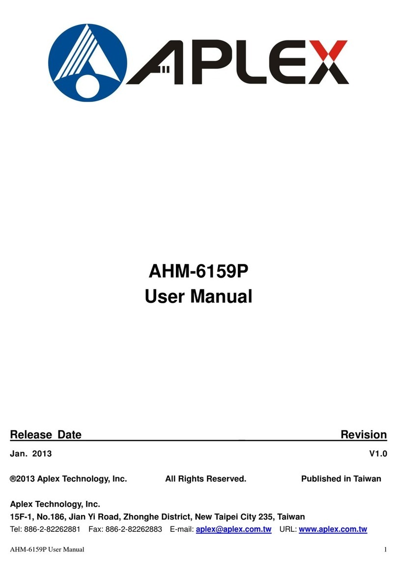 Aplex AHM-6159P user manual