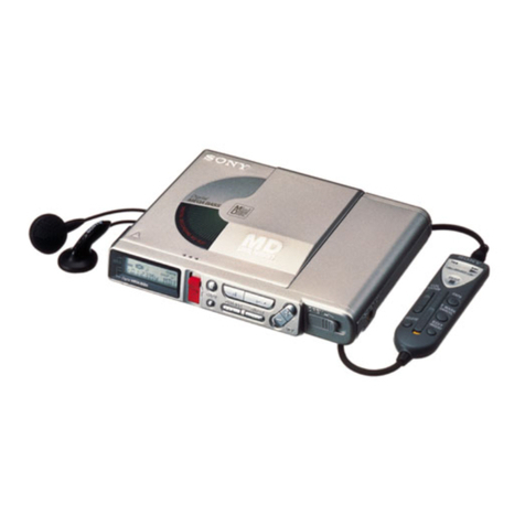 Sony MZ-R37 Service manual