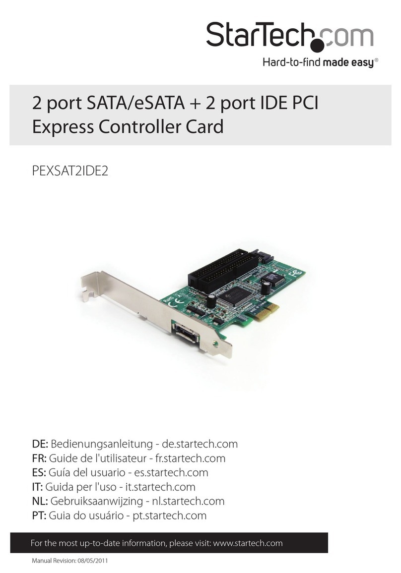 StarTech.com PEXSAT2IDE2 User manual