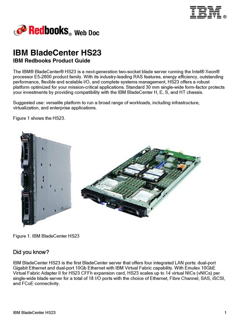 IBM BladeCenter HS23 User manual
