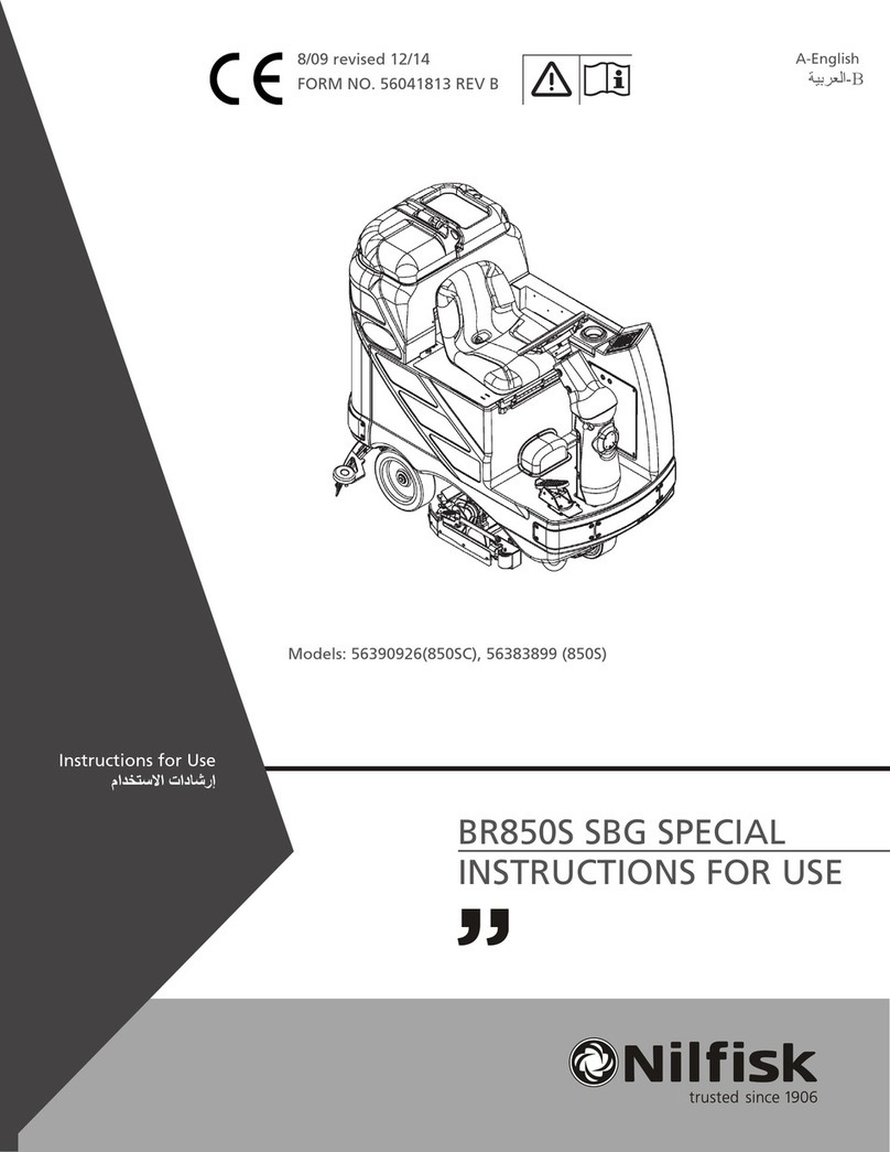 Nilfisk-Advance 56390926(850SC) User manual