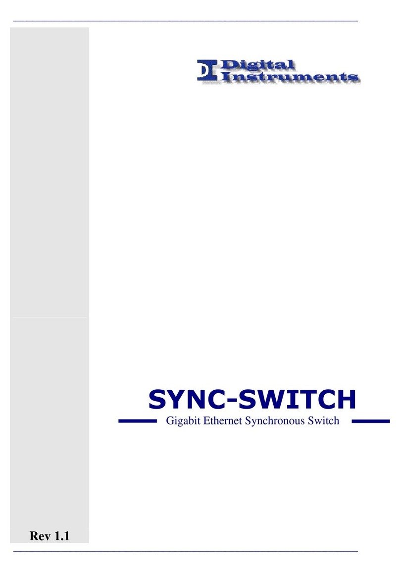 Digital Instruments SYNC-SWITCH user manual