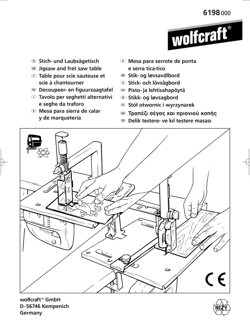 Wolfcraft Jigsaw 6198 operating instructions Wolfcraft Jigsaw 6198 operating instructions